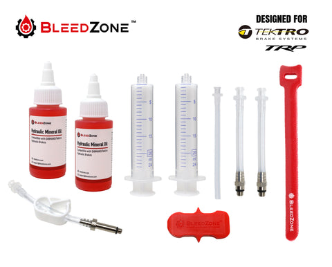 Standard Bleed Kit for Tektro Hydraulic Brakes with 120ml Mineral Oil