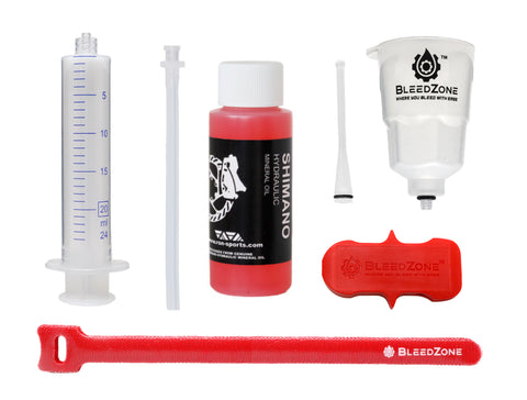 Bleed Kit for Shimano Hydraulic MTB Brakes with 60ml Mineral Oil