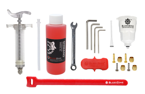 Pro Bleed Kit for Shimano Hydraulic MTB Brakes with 120ml Mineral Oil