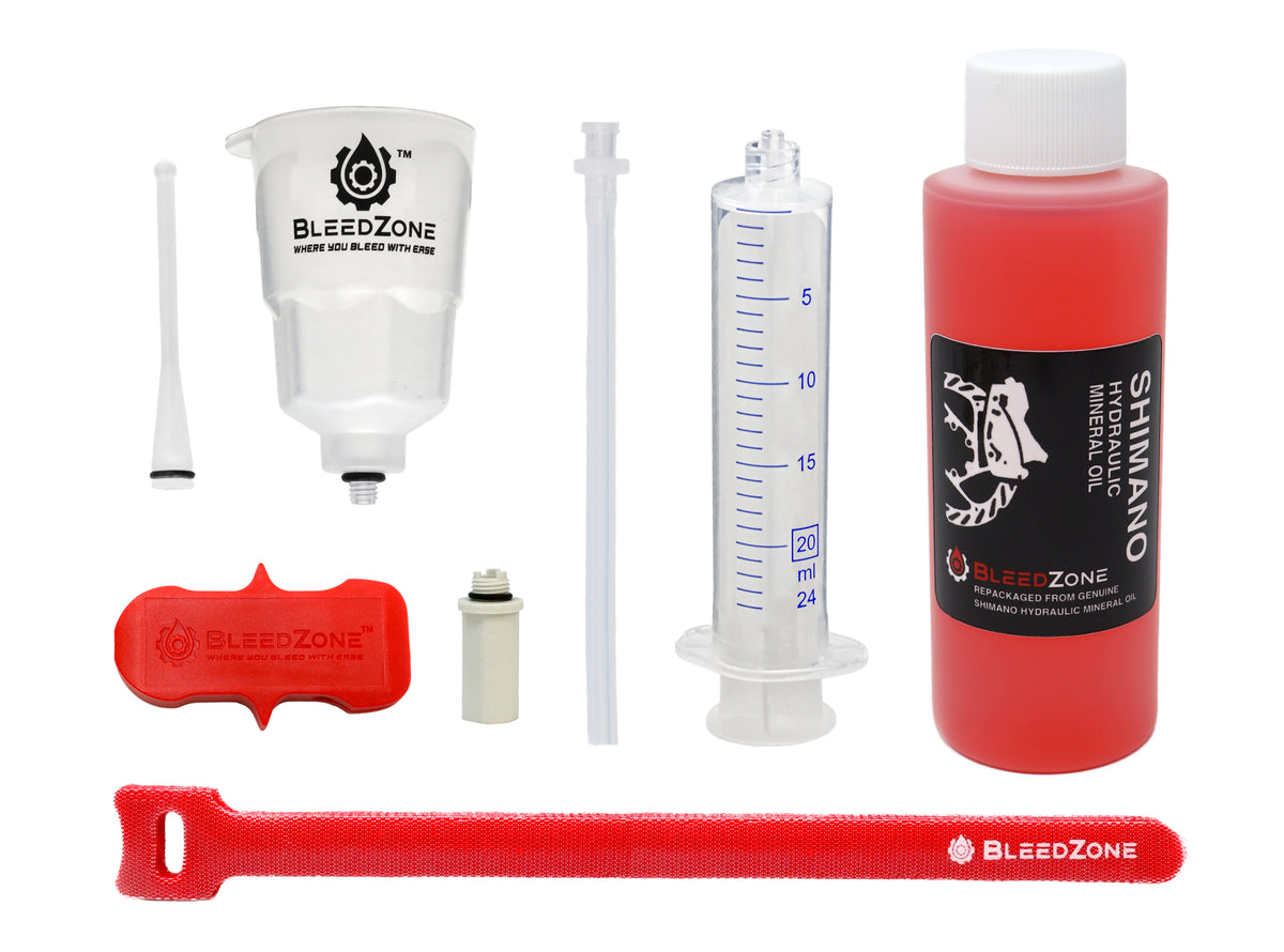 thumbnail image 2 of BleedZone Brake Bleed Funnel Kit For Shimano Road & Gravel Bikes - Threaded Adapter For Mess-Free Maintenance 2 of 10
